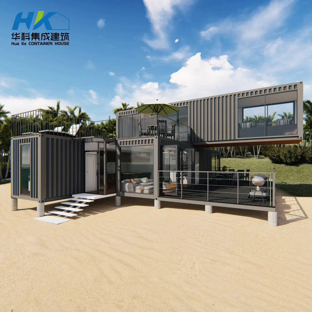 One of Hottest for Container Home Cabin - 3X40ft two story modular prefabricated shipping container home. – HK prefab