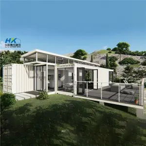 Two bedrooms prefabricated container beautiful homes
