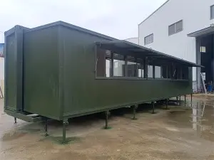 11.8m Transportable Steel Metal Building Removable Trailer Container House Trail