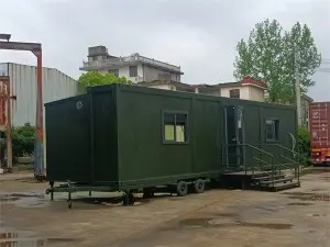 11.8m Transportable Steel Metal Building Removable Trailer Container House Trail