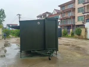11.8m Transportable Steel Metal Building Removable Trailer Container House Trail