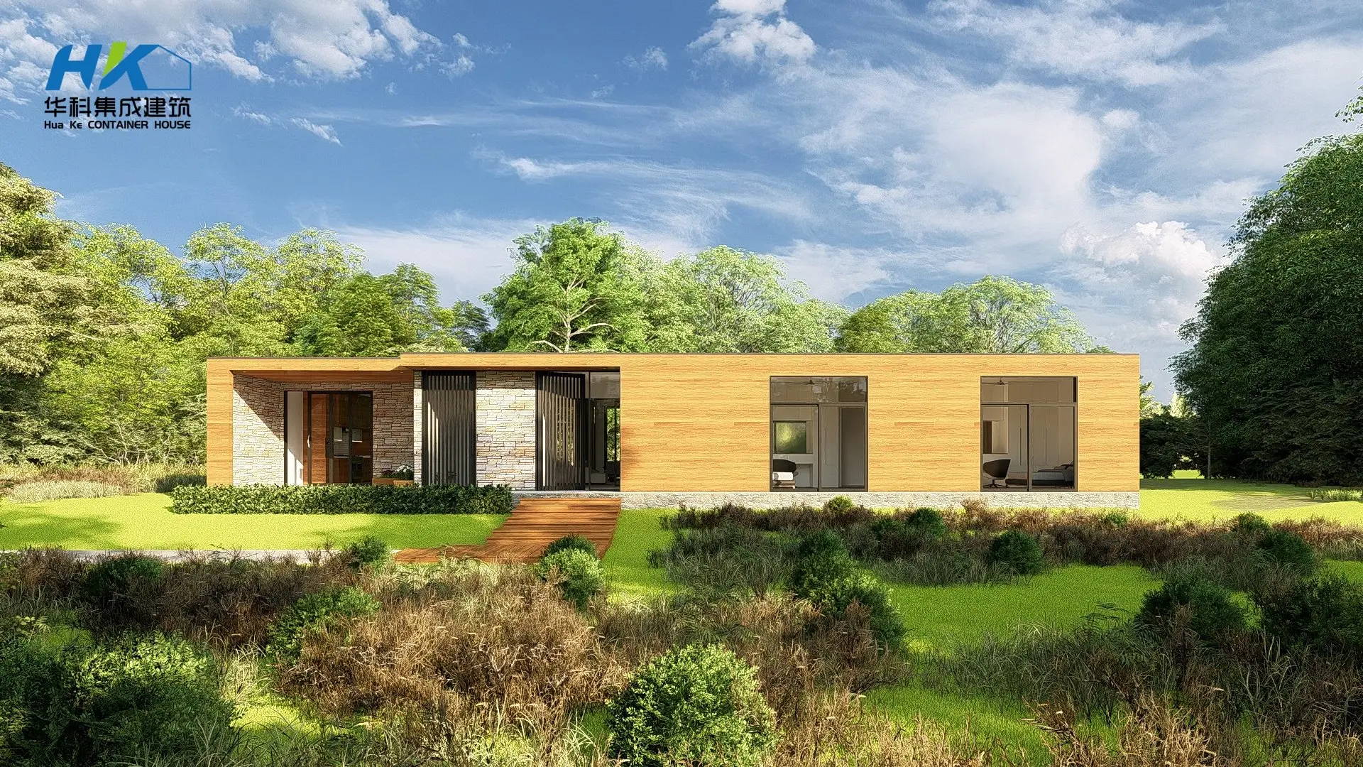 Light Gauge Steel Structure Luxury prefab house