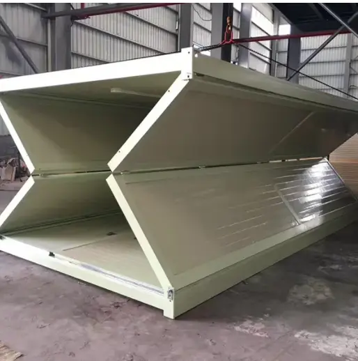 Factory Price Prefabricated Flat Pack Container Camping Room – Fast Install Prefab Economic Expandable Modular Flat Pack Prefabricated Folding Container House – HK prefab