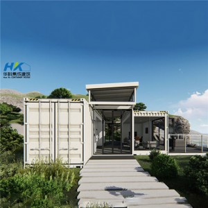 Two bedrooms prefabricated container beautiful homes