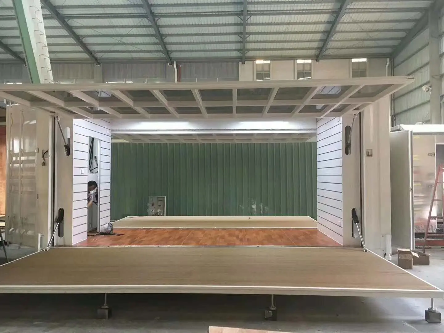 Professional China Portable Container House - 20ft expandable shipping container shop/coffee shop . - HK prefab