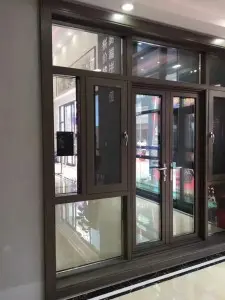 New Series of casement Window with Double Tempered Glass Aluminum thermal break system .