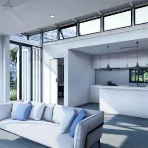 Two bedrooms prefabricated container beautiful homes