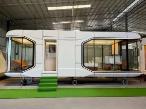 Luxury and natural style Capsule house