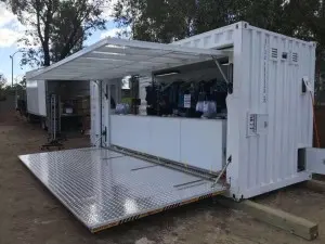 20ft expandable shipping container shop/coffee shop .