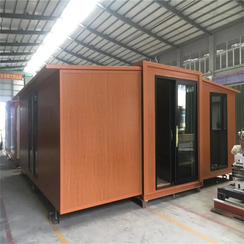 1 expand 3 expandable prefabricated container house with kitchen and bathroom . Featured Image