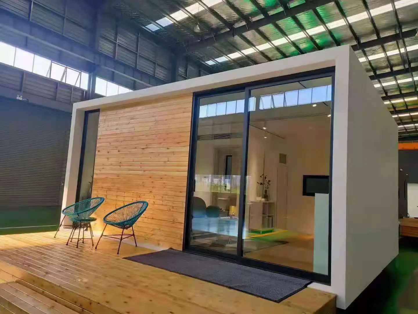 High Quality Light Steel Villa – Steel frame modualr modern design prefabricated house . – HK prefab
