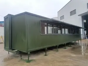 11.8m Transportable Steel Metal Building Removable Trailer Container House Trail