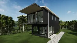 New Luxury 4*40ft Villa Customizable Prefabricated building Container House home