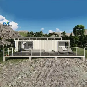 Two bedrooms prefabricated container beautiful homes
