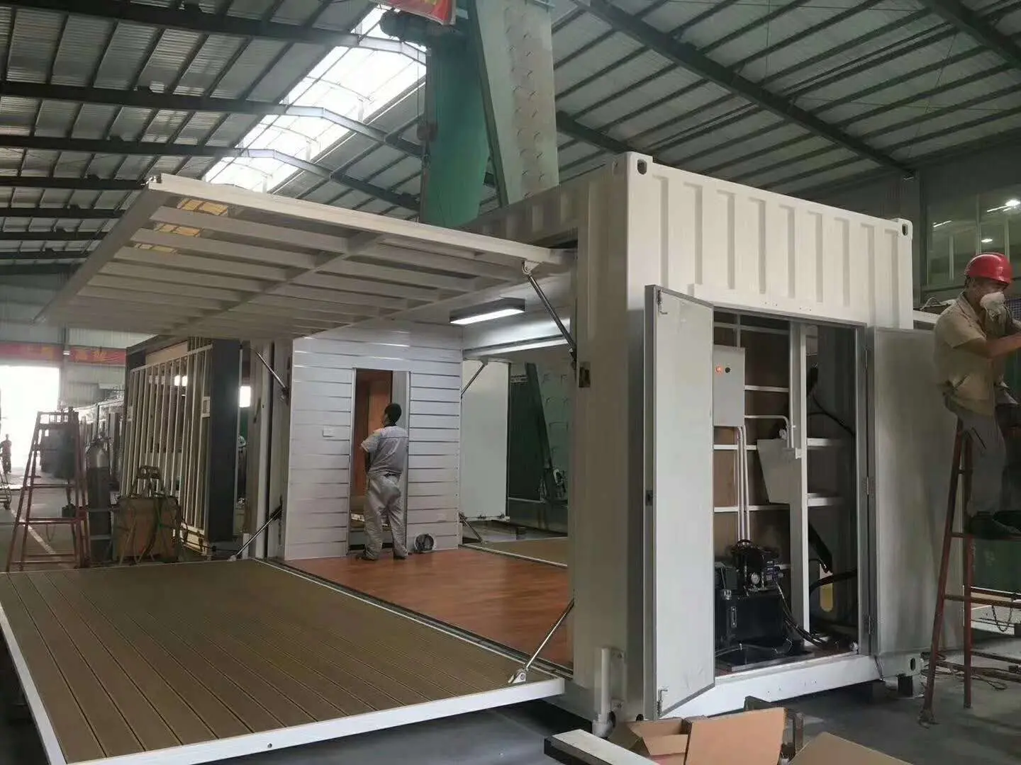 20ft expandable shipping container shop (3)