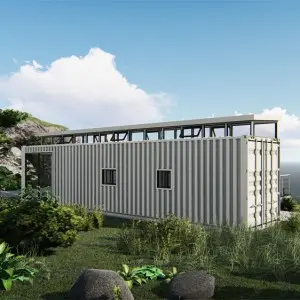 Two bedrooms prefabricated container beautiful homes
