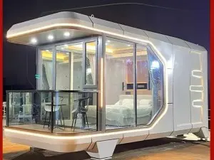 Luxury and natural style Capsule house