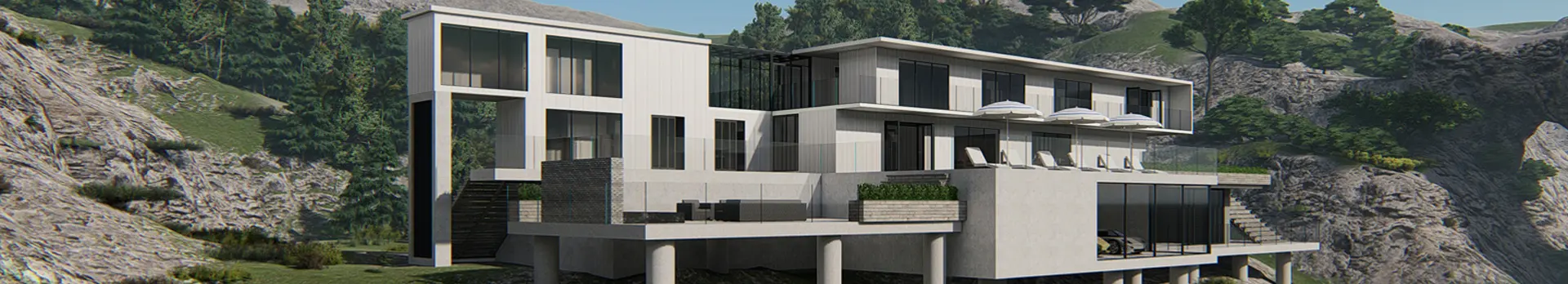 Luxury modular container house