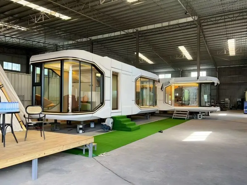 Luxury and natural style Capsule house Featured Image