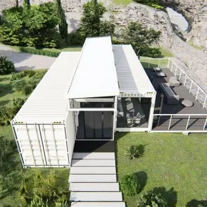 Two bedrooms prefabricated container beautiful homes
