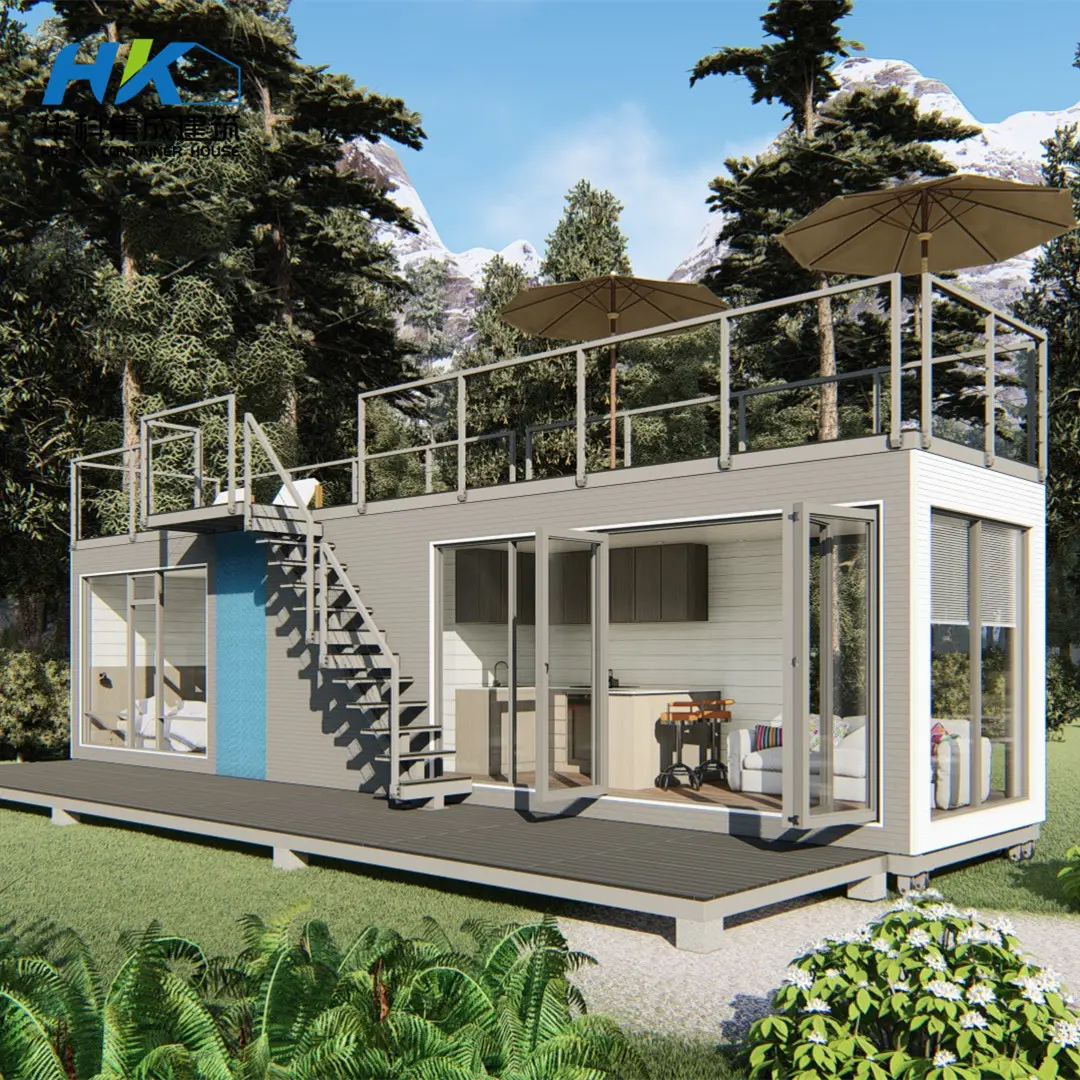 Best Price on Shipping Container Home Plans 4 Bedroom - Luxury modern comfortable prefab container house for America market. – HK prefab