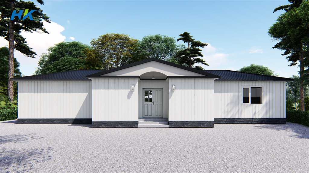 High Quality Light Steel Villa – Modern design prefabricated modular resident /dwelling apartment/ villa house – HK prefab