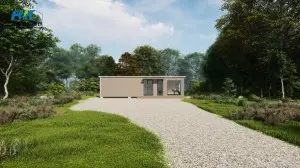 3X40FT Luxury Modified Container House