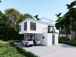Long Lasting Modular Amazing Luxury Modified Two Story Container House